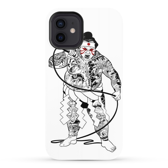 iPhone 12 StrongFit Japanese sumo singer by Alberto