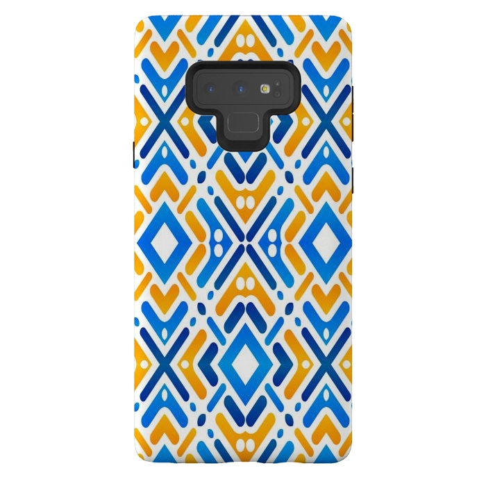 Galaxy Note 9 StrongFit Colorful pattern by Bledi