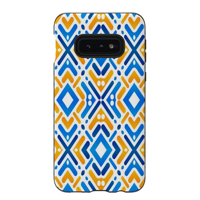 Galaxy S10e StrongFit Colorful pattern by Bledi