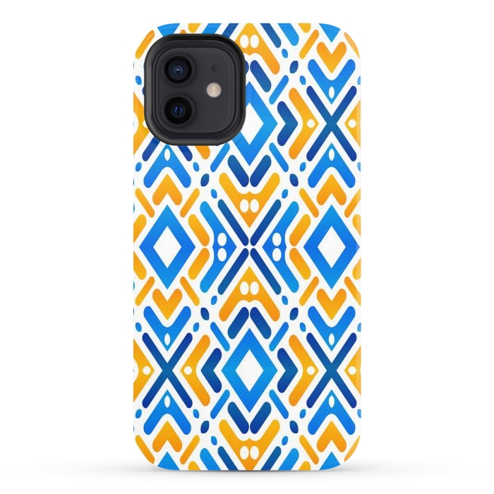 iPhone 12 StrongFit Colorful pattern by Bledi