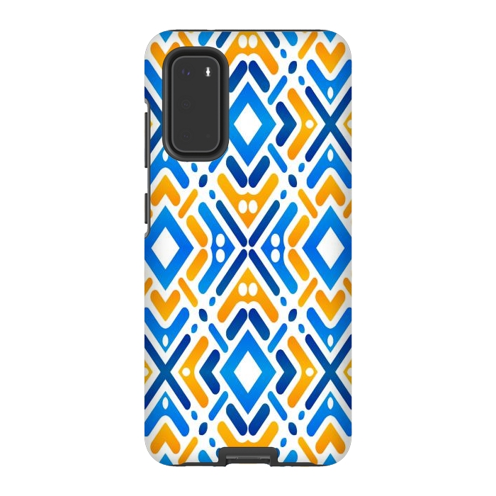 Galaxy S20 StrongFit Colorful pattern by Bledi
