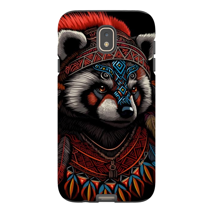Galaxy J7 StrongFit Red panda Indian Chief by Alberto