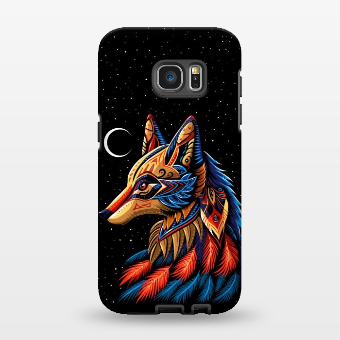 Galaxy S7 EDGE StrongFit Fox Dreamcatcher  by Alberto