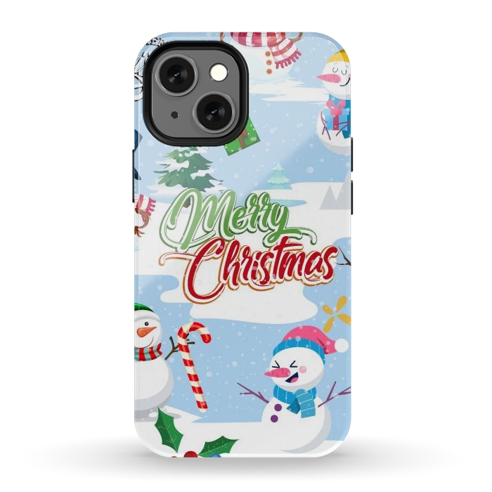 iPhone 12 mini StrongFit Snowman 2 by Bledi