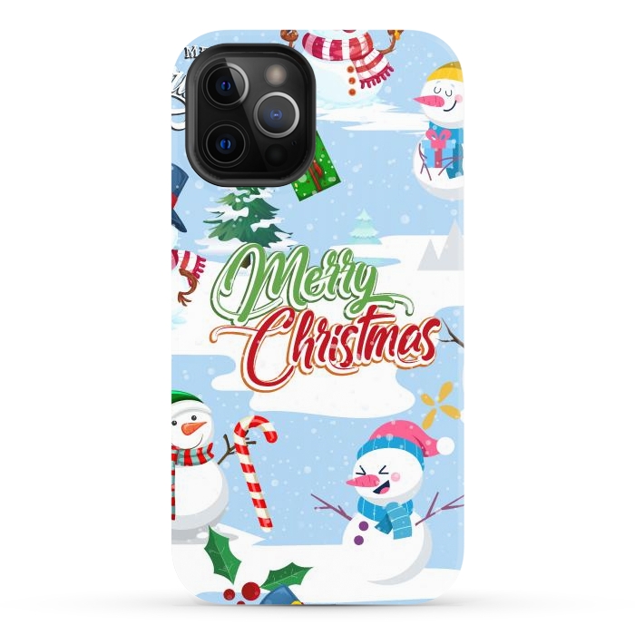 iPhone 12 Pro Max StrongFit Snowman 2 by Bledi