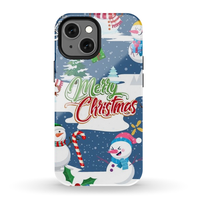 iPhone 12 mini StrongFit Snowman 3 by Bledi