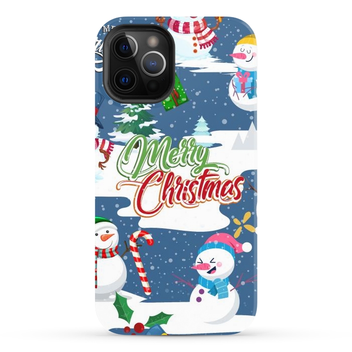 iPhone 12 Pro Max StrongFit Snowman 3 by Bledi