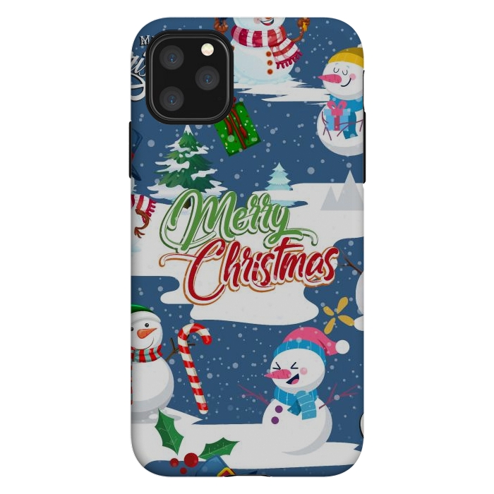 iPhone 11 Pro Max StrongFit Snowman 3 by Bledi