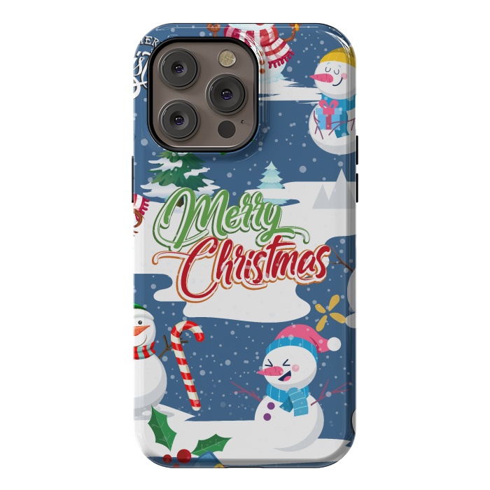 iPhone 14 Pro max StrongFit Snowman 3 by Bledi