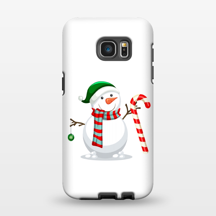 Galaxy S7 EDGE StrongFit Snowman by Bledi