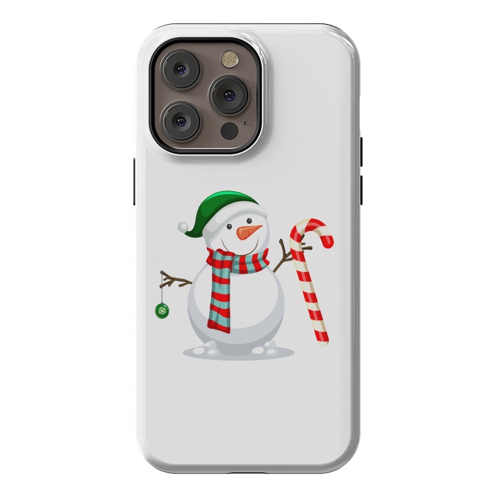 iPhone 14 Pro max StrongFit Snowman by Bledi