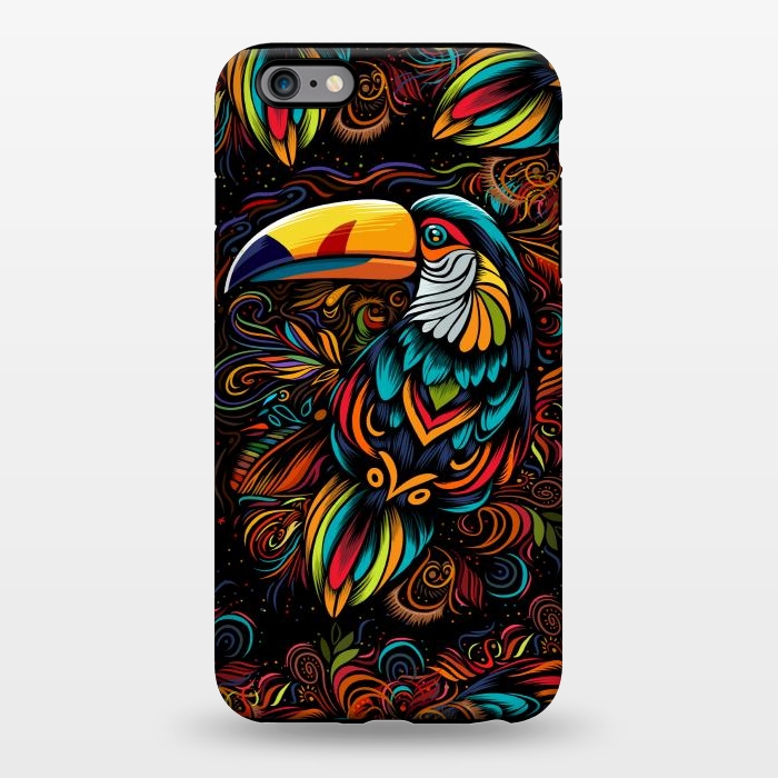 iPhone 6/6s plus StrongFit Tropical tribal toucan by Alberto