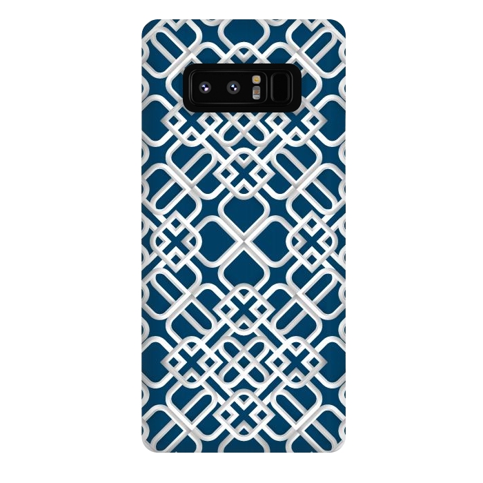 Galaxy Note 8 StrongFit Arabic White Ornament 1 by Bledi