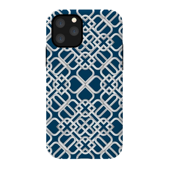 iPhone 11 Pro StrongFit Arabic White Ornament 1 by Bledi