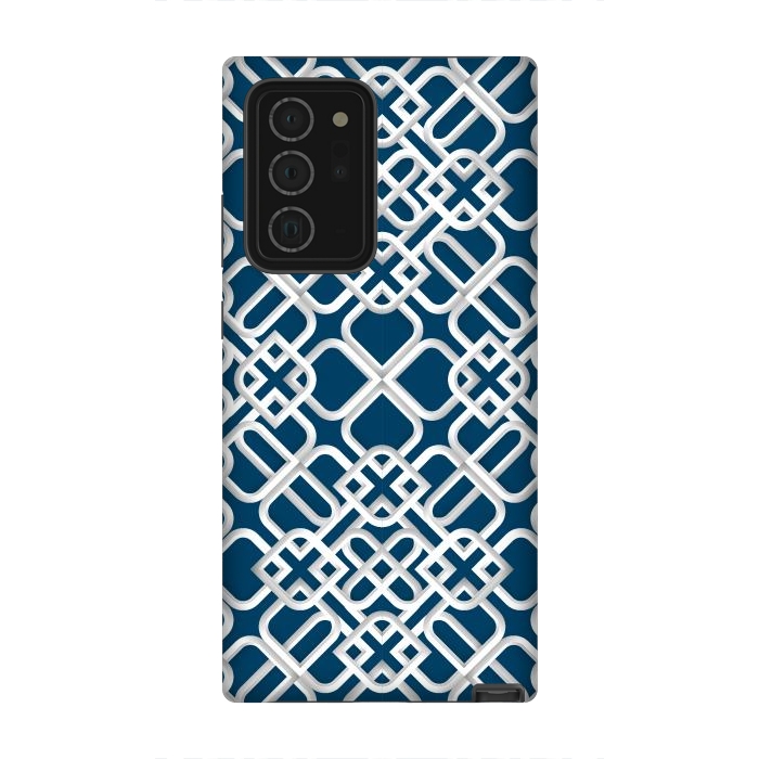 Galaxy Note 20 Ultra StrongFit Arabic White Ornament 1 by Bledi