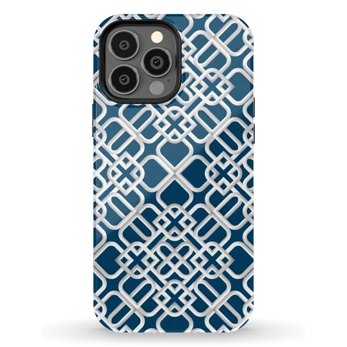 iPhone 13 Pro Max StrongFit Arabic White Ornament 1 by Bledi