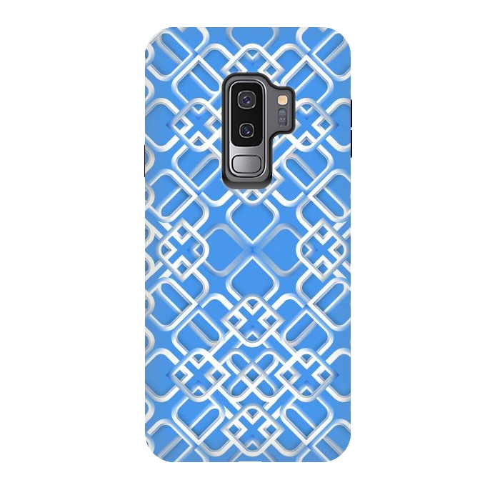 Galaxy S9 plus StrongFit Arabic White Ornament 3 by Bledi