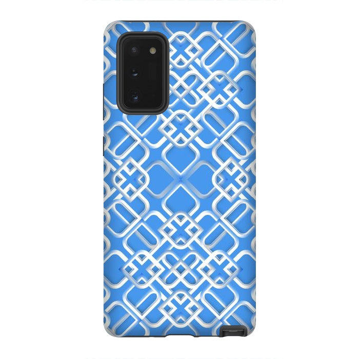 Galaxy Note 20 StrongFit Arabic White Ornament 3 by Bledi
