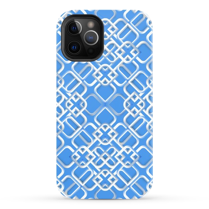 iPhone 12 Pro Max StrongFit Arabic White Ornament 3 by Bledi
