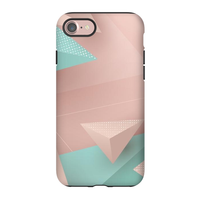 iPhone 7 StrongFit 3D Triangles 1 by Bledi