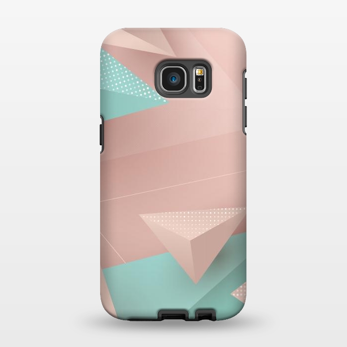 Galaxy S7 EDGE StrongFit 3D Triangles 1 by Bledi