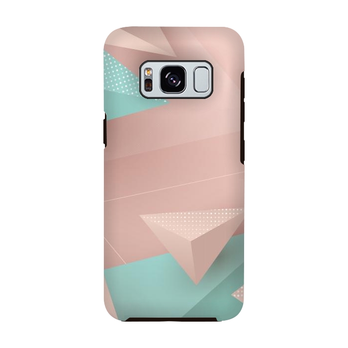Galaxy S8 StrongFit 3D Triangles 1 by Bledi