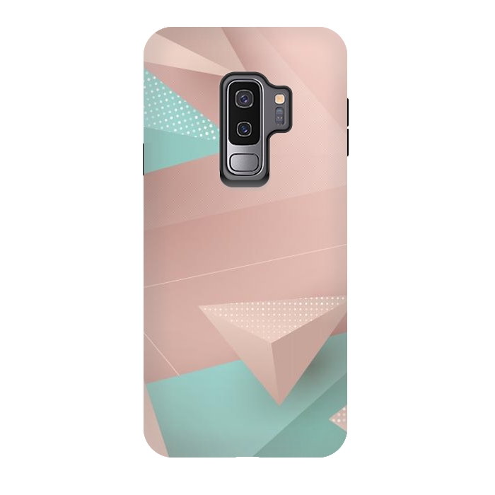 Galaxy S9 plus StrongFit 3D Triangles 1 by Bledi