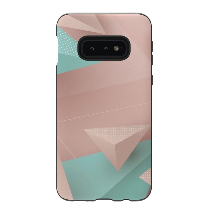 Galaxy S10e StrongFit 3D Triangles 1 by Bledi