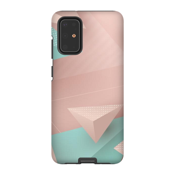 Galaxy S20 Plus StrongFit 3D Triangles 1 by Bledi