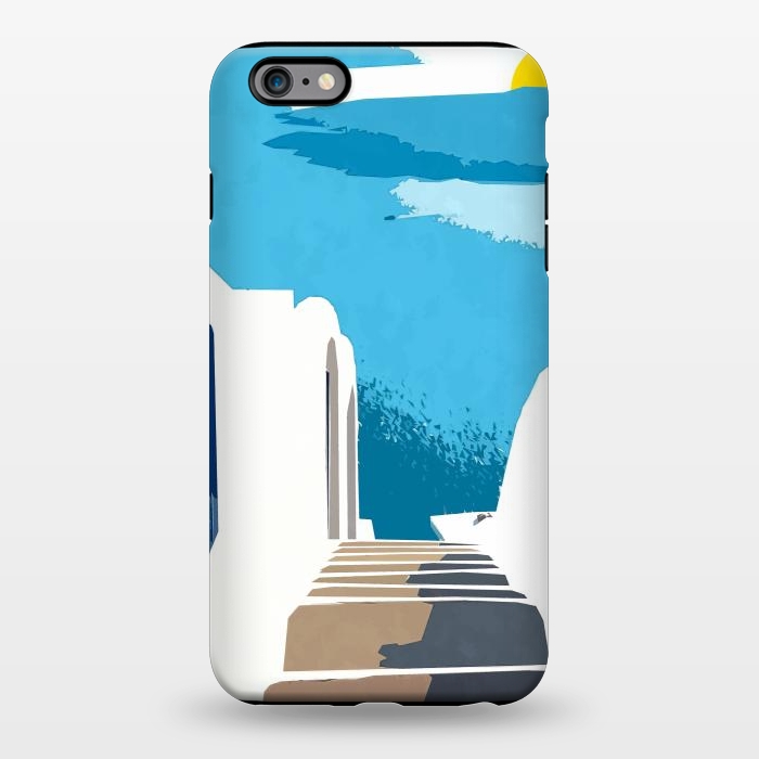 iPhone 6/6s plus StrongFit Santorini Morning by Uma Prabhakar Gokhale