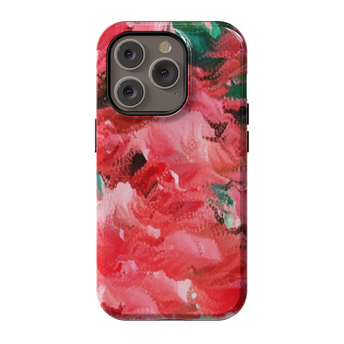 iPhone 14 Pro StrongFit The Eternal Bloom of The Spirit | Botanical Floral  by Uma Prabhakar Gokhale