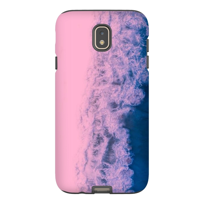 Galaxy J7 StrongFit Pink ocean waves  by CAS