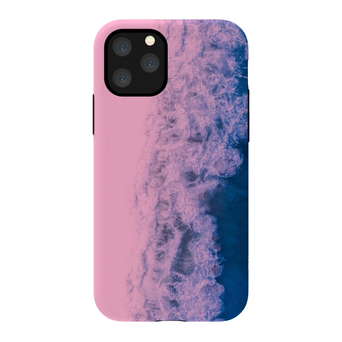 iPhone 11 Pro StrongFit Pink ocean waves  by CAS