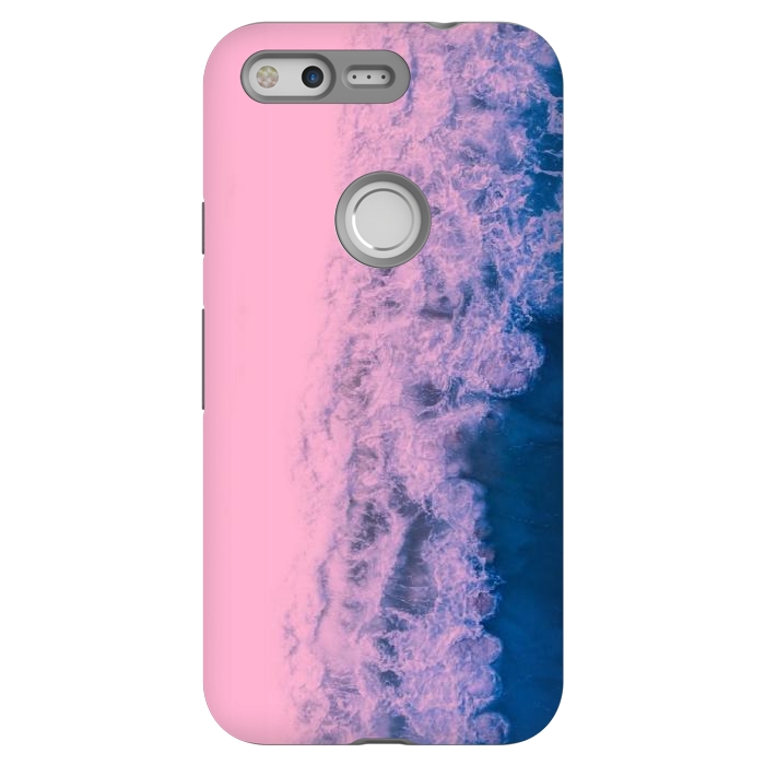 Pixel StrongFit Pink ocean waves  by CAS