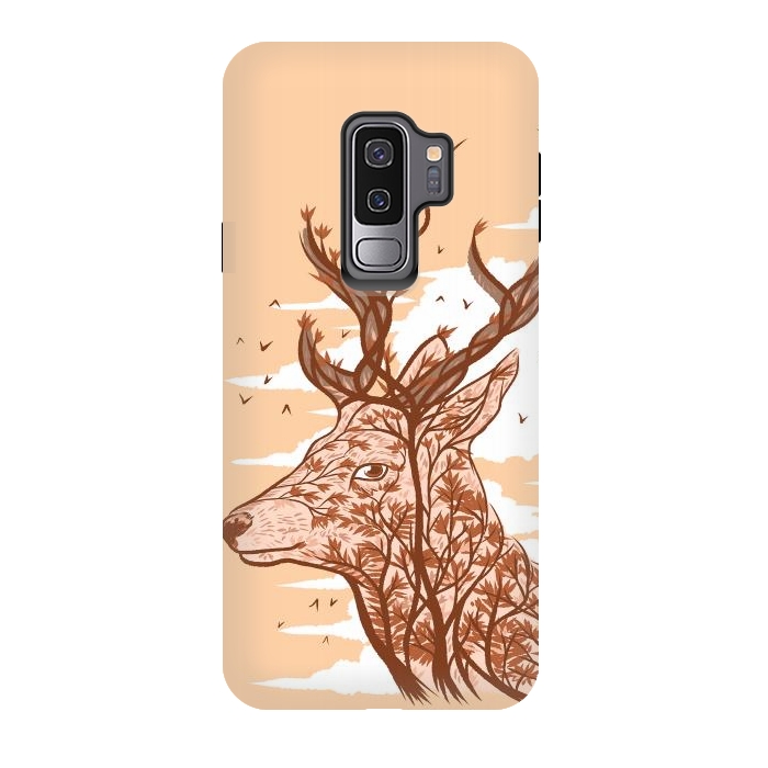 Galaxy S9 plus StrongFit Deer branches by Alberto