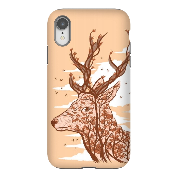 iPhone Xr StrongFit Deer branches by Alberto