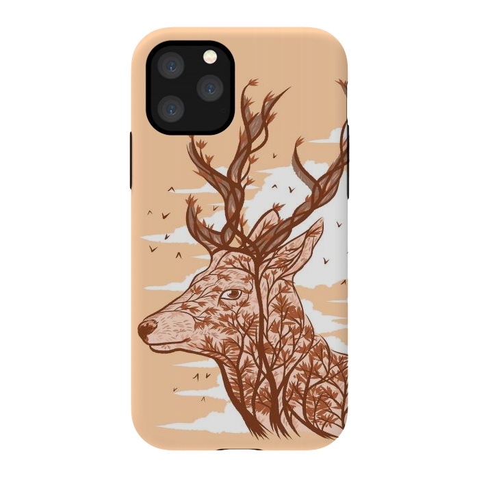 iPhone 11 Pro StrongFit Deer branches by Alberto
