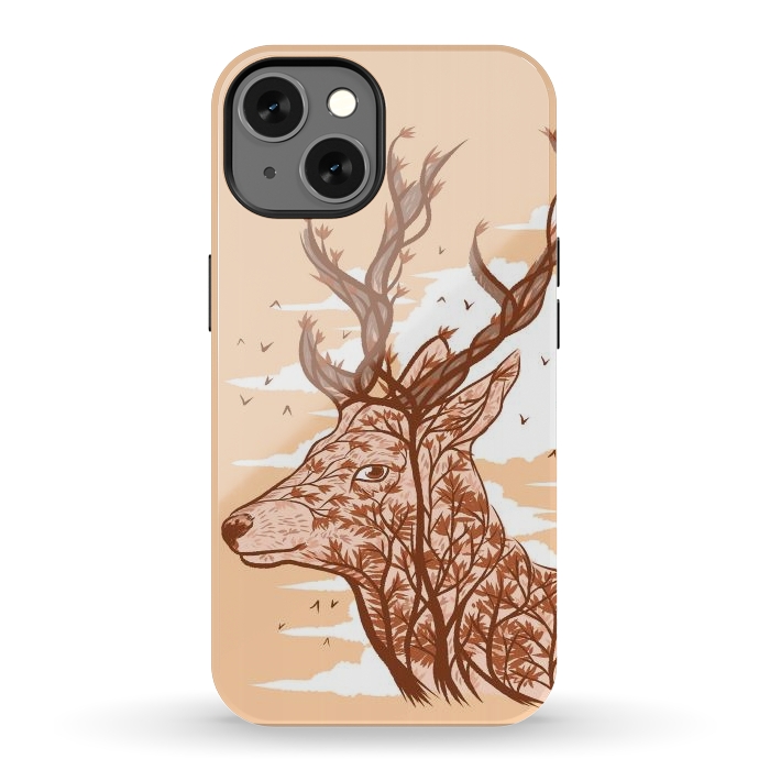 iPhone 13 StrongFit Deer branches by Alberto