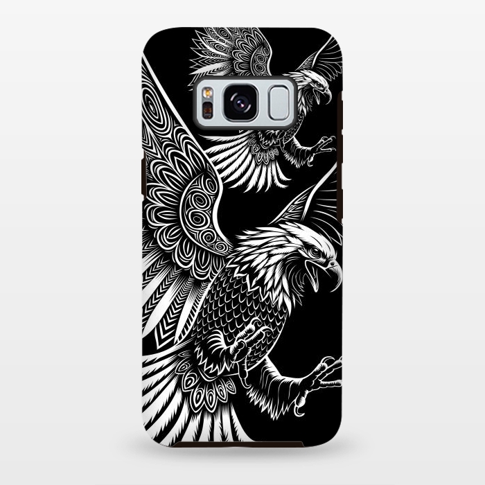 Galaxy S8 plus StrongFit Eagle flying tribal by Alberto