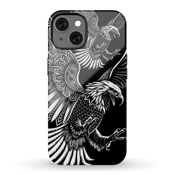 iPhone 13 StrongFit Eagle flying tribal by Alberto
