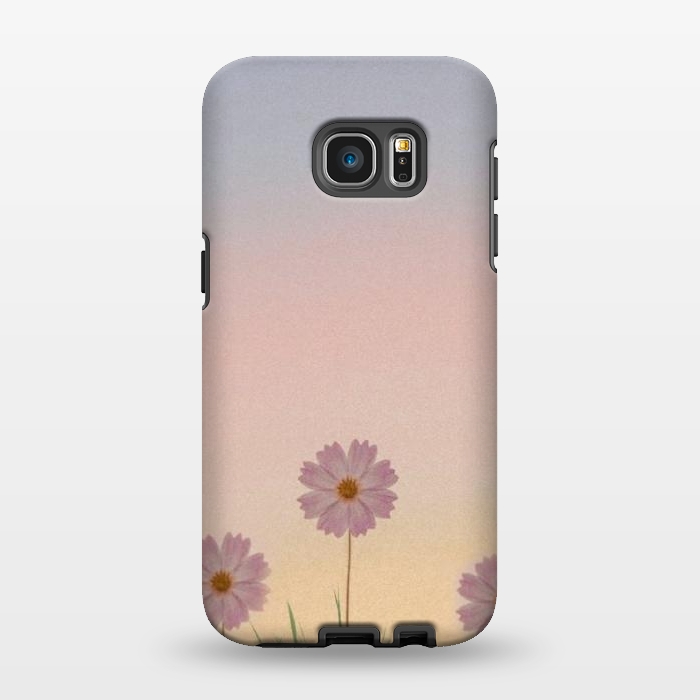 Galaxy S7 EDGE StrongFit Pastel flower by CAS
