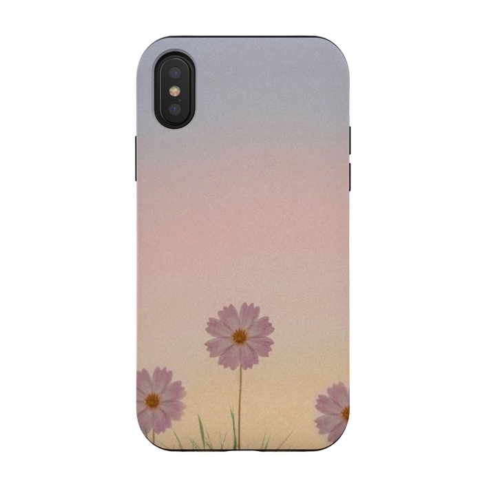 iPhone Xs / X StrongFit Pastel flower by CAS