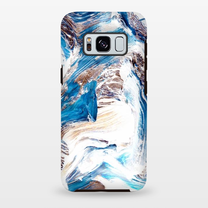 Galaxy S8 plus StrongFit Clarity | Abstract Ocean Earth Sea Graphic | Scandinavian Nature Sky Waves Space by Uma Prabhakar Gokhale