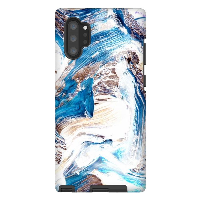 Galaxy Note 10 plus StrongFit Clarity | Abstract Ocean Earth Sea Graphic | Scandinavian Nature Sky Waves Space by Uma Prabhakar Gokhale