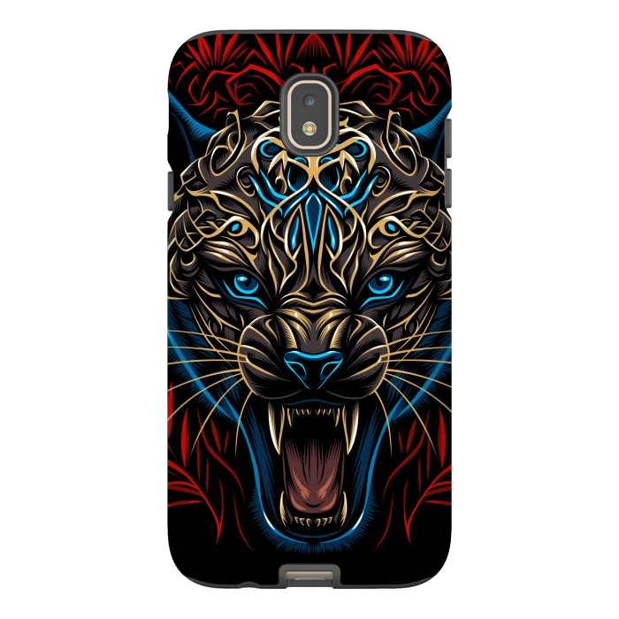 Galaxy J7 StrongFit Golden panther tribal  by Alberto