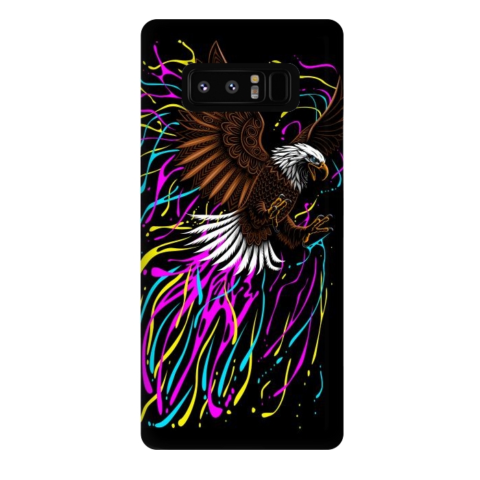 Galaxy Note 8 StrongFit Tribal eagle splashing by Alberto