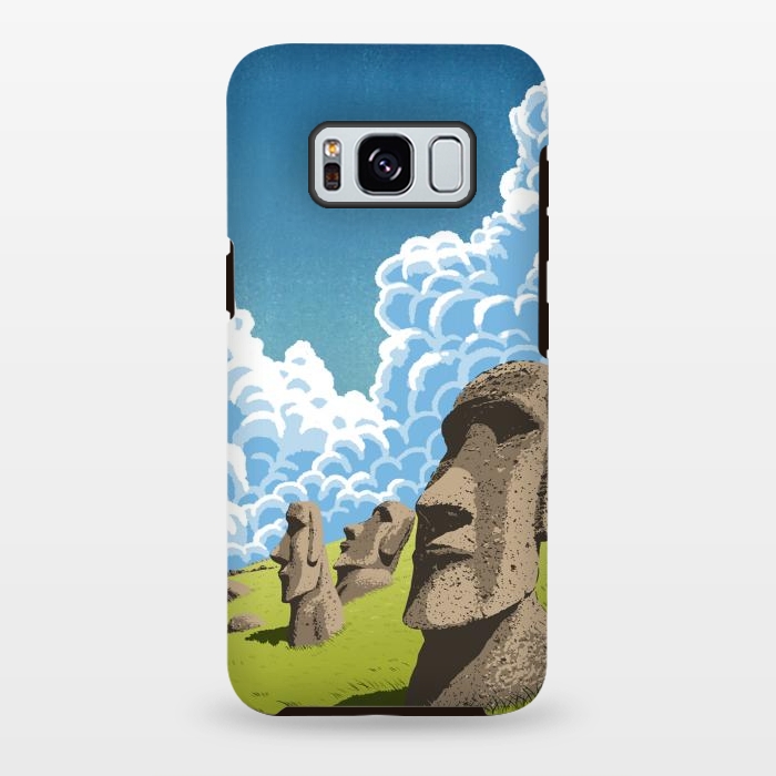 Galaxy S8 plus StrongFit Statues of the Easter Islands by Alberto