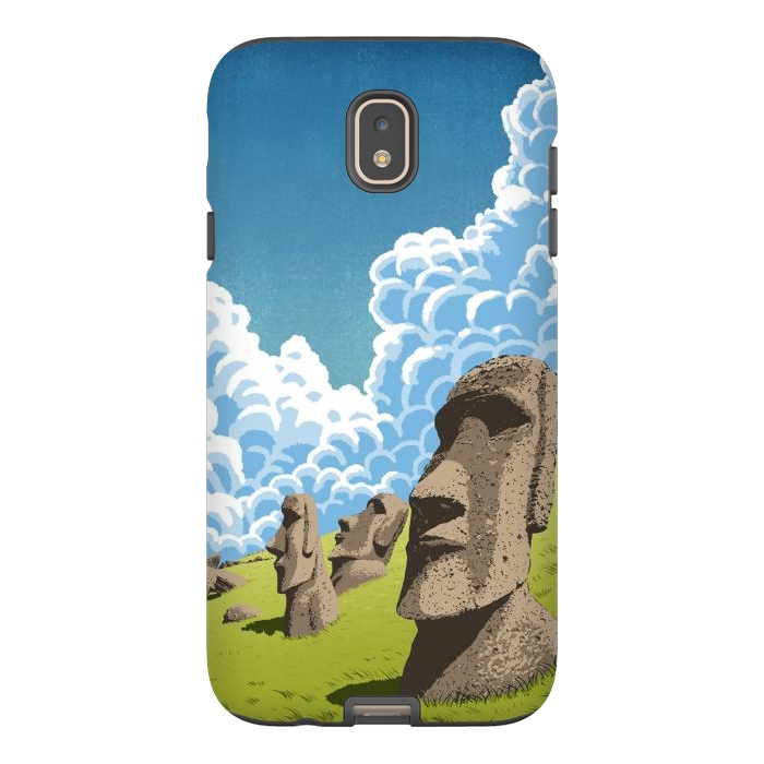 Galaxy J7 StrongFit Statues of the Easter Islands by Alberto