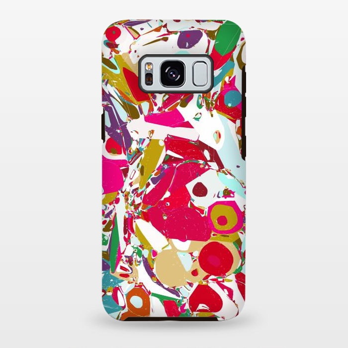 Galaxy S8 plus StrongFit Abstract Emotion, Modern Contemporary Shapes, digital Painting, Eclectic Pop of Color Bohemian Illustration by Uma Prabhakar Gokhale