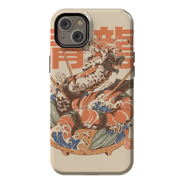 iPhone 14 Plus StrongFit Dragon Sushi by Ilustrata